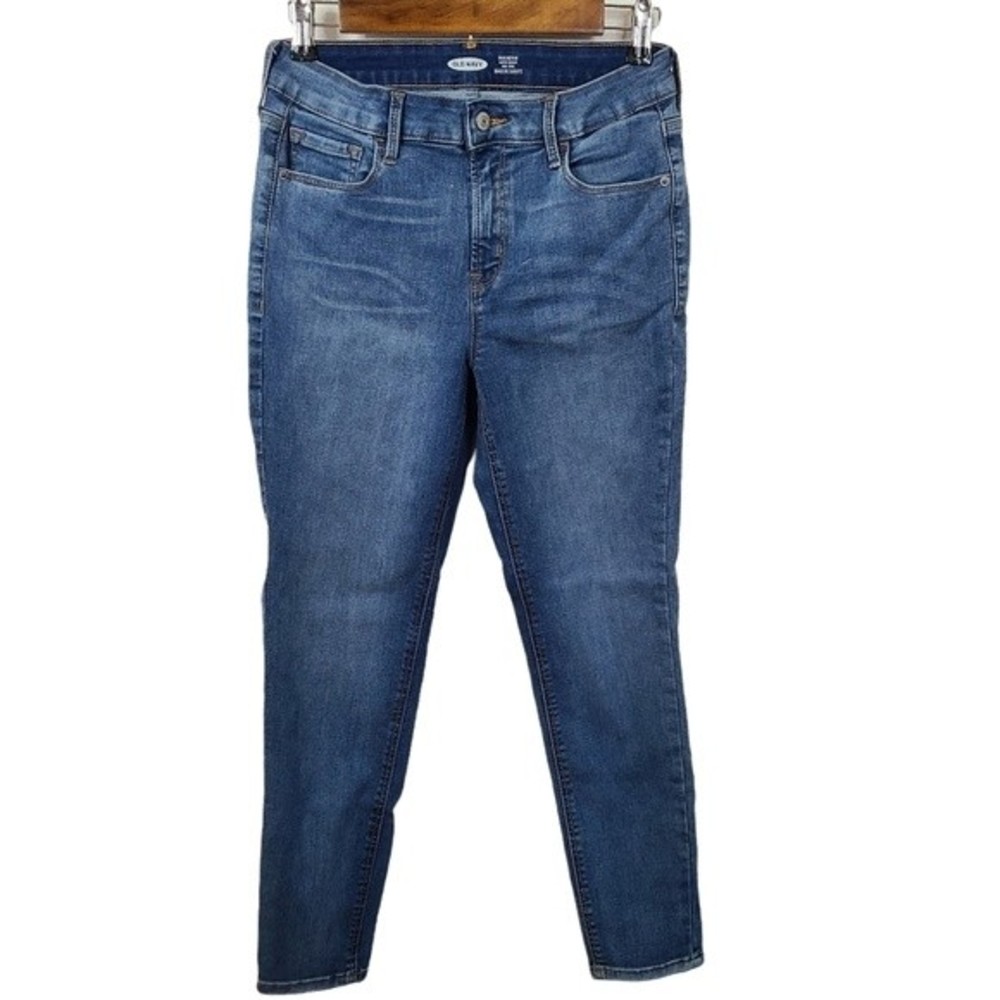 Old Navy Rock Star Super Skinny Light Wash Jean 6P Womens